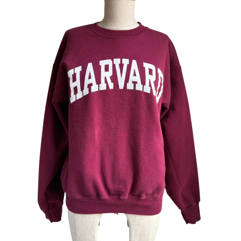 Ivysport Harvard University Maroon Crewneck Sweatshirt Small